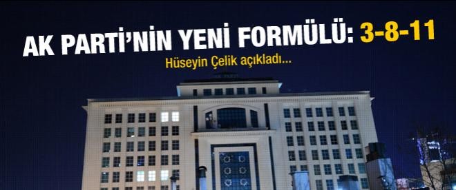 AK Parti'den sandıkta 3-8-11 formülü