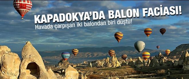 Kapadokya'da balon düştü!