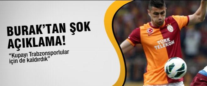 "Kupayı Trabzonsporlular için de kaldırdık"