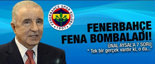 Fenerbahçe bombaladı!