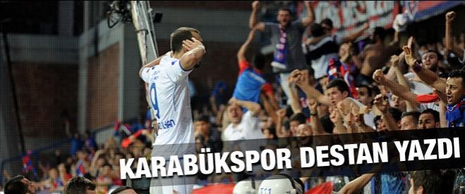 Karabükspor destan yazdı