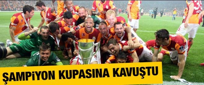 Şampiyon kupasına kavuştu
