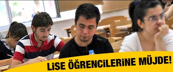 LYS'ye hazırlanan öğrencilere müjde