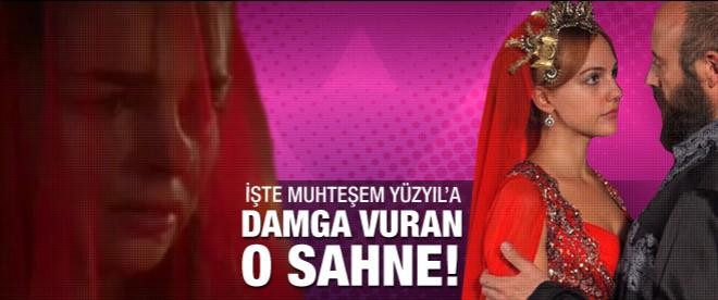 Muhteşem Yüzyıl'a damga vuran sahne