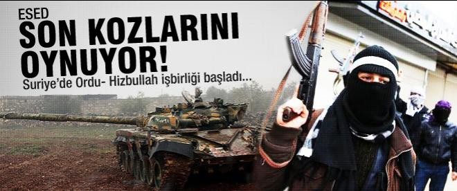 Suriye'de ordu, Hizbullah işbirliği!
